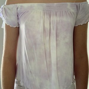 Soft off the shoulder shirt